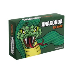 Anaconda - természetes étrend-kiegészítő kapszula férfiaknak (4 db)