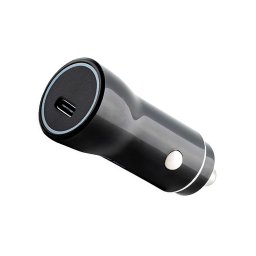ER POWER 20W-os USB-C PD autós töltő - fekete