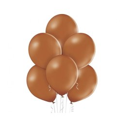 Belbal, mokka barna, pasztel lufi, 30 cm, 100 db/cs