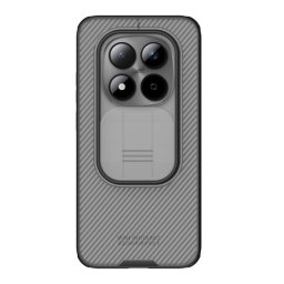 NILLKIN CAMSHIELD PRO szilikon telefonvédő (ütésállóság, kameravédő, csíkos) ÁTLÁTSZÓ/FEKETE Xiaomi Redmi Note 15 Pro 5G