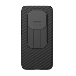 NILLKIN CAMSHIELD PRO szilikon telefonvédő (ütésállóság, kameravédő, csíkos) FEKETE Xiaomi Redmi Note 15 Pro 5G