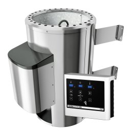 Karibu 3,6 kW-os Plug&Play finn szaunakályha külső vezérléssel (Easy)