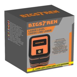 Bigstreen zöld keresztlézeres szintező, önszintező funkció, 360° fej, 25m, tokkal