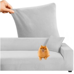 RUHHY világosszürke rugalmas kanapé huzat 145-185 cm, Easywash technológiával