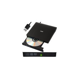 IZOXIS Külső Optikai Meghajtó és CD/DVD Író USB 3.0-val, 24x CD, 8x DVD Sebességgel
