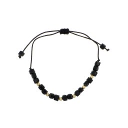 R͇e͇n͇d͇k͇í͇v͇ü͇l͇ ͇o͇l͇c͇s͇ó͇ arany golyós fekete kocka gyöngyös órakísérő karlánc 14k