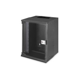 Digitus DN-49103 Falra szerelhető Rackszekrény Black