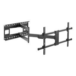 EQuip 43"-80" Long Arm Full Motion TV Wall Mount Bracket Black