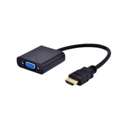 Gembird adapter HDMI-A - VGA (M/F), fekete
