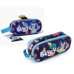 Ovális két rekeszes BLUEY tolltartó