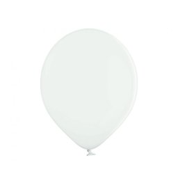 Belbal, fehér, pasztel lufi, 30 cm, 50 db/cs