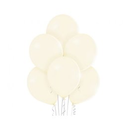 Belbal, vanília, pasztel lufi, 30 cm, 100 db/cs