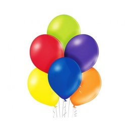 Belbal, vegyes, pasztel lufi, 30 cm, 100 db/cs