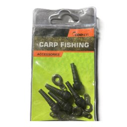 CarpFishing kötésvédő gumiszett műanyag karikával
