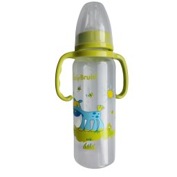 1 db Baby Bruin fogantyús cumisüveg 240 ml + Ajándék - zöld
