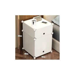 HÖGLER ELEGANCE Moduláris Push-Fit éjjeliszekrény, fehér 57 x 39 cm