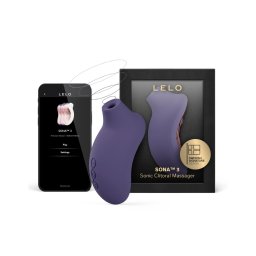 LELO Sona 3 - hanghullámos, vízálló csiklóizgató (lila)