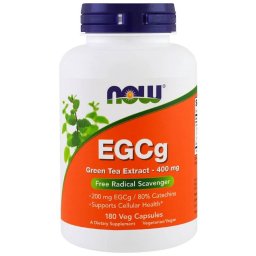 NOW Foods EGCg, zöld tea kivonat, 400 mg, 180 db