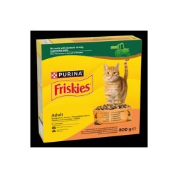 FRISKIES Csirkével és hozzáadott zöldségekkel száraz macskaeledel 800g