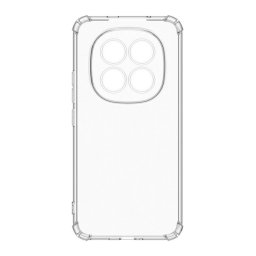 Szilikon telefonvédő (ütésállóság, légpárnás sarok) ÁTLÁTSZÓ Xiaomi Redmi Note 15 Pro 4G