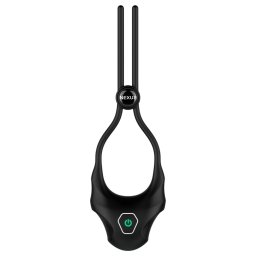 Nexus Forge - állítható vibrációs péniszgyűrű (fekete)
