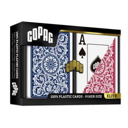 Copag 1546 Elite Póker dupla plasztik kártya jumbo index (piros-kék)
