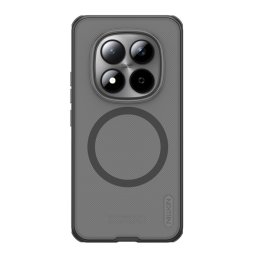 NILLKIN SUPER FROSTED PRO MAGNETIC műanyag telefonvédő (mágneses, ütésállóság, gumírozott) ÁTLÁTSZÓ/FEKETE Xiaomi Redmi Note 15 Pro Plus 5G