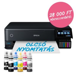 Epson EcoTank L8180 fotónyomtató MFP, WiFi/USB/LAN, 1800 fotóra elegendő tinta a dobozban
