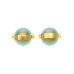 Cango & Rinaldi Pearl 2205F eozin zöld-arany fülbevaló
