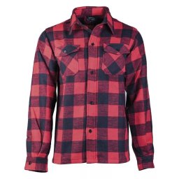 Fekete-piros vastag flanel ing