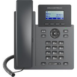 Grandstream GRP2601 SIP telefon, 2,21"-os LCD kijelző, 2 SIP fiók, 2x100Mbit port
