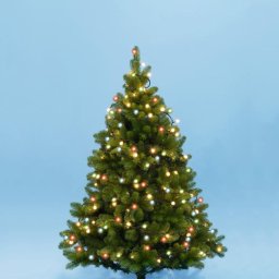 LED-es gömb fényfüzér, 100 színes LED, 8m