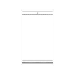PP ragasztócsíkos celofán tasak jellegű BOPP tasak akasztóval 15x25,5 cm