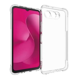 Szilikon telefonvédő (ütésállóság, légpárnás sarok) ÁTLÁTSZÓ T Phone 3 5G