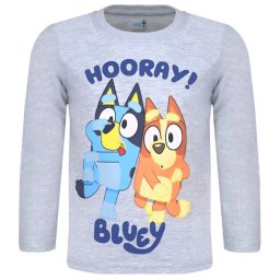 Bluey Let's Do Blue gyerek hosszú ujjú póló, felső 2 év, 3 év, 4 év, 5 év, 6 év Nr3