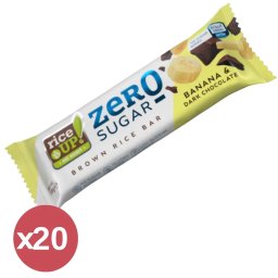 Rice UP! Zero Rizsszelet banános ízű étcsokoládé kínáló 20X18 g