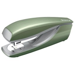 LEITZ Tűzőgép, 24/6, 26/6, 30 lap, LEITZ "Nexxt Style", olajfazöld