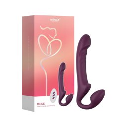 Honey Play Box Bliss - forgó gyöngyös felcsatolható vibrátor (lila)