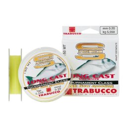 Trabucco S-FORCE LONG CAST horgászzsinór 150m, 0,25mm - fluoreszkáló sárga (TR052-80-250)