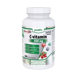 JutaVit C-vitamin 500 mg + D3 + Cink retard filmtabletta csipkebogyó kivonattal 100x