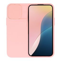 Szilikon telefonvédő (matt, mikrofiber plüss belső, kameravédő) VILÁGOS RÓZSASZÍN Samsung Galaxy A36 5G (SM-A366)