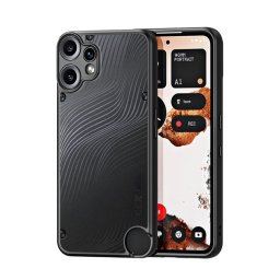 DUX DUCIS AIMO szilikon telefonvédő (ütésállóság, kameravédő, matt, hullám) FEKETE Nothing CMF Phone 2 Pro