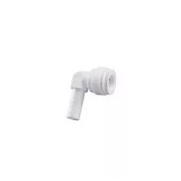 Tömlős "L" könyök bekötő idom (pipa) 3/8" cső x 1/4" tömlő vég - Quick