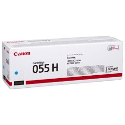 Canon 055H (3019C002) - eredeti toner, cyan (azúrkék)