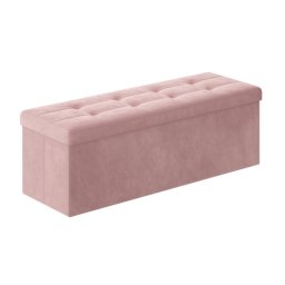 Taburette tárolóhellyel OTTOMAN 110x38 cm, rózsaszín