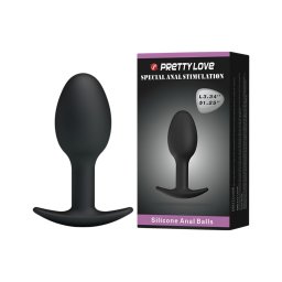 Pretty Love - anál dildó (fekete)