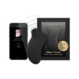 LELO Sona 3 Cruise - hanghullámos csiklóizgató (fekete)