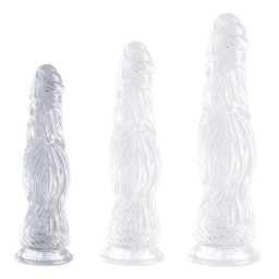 Monster Dildo Transparent - prmium tltsz dild 21 cm