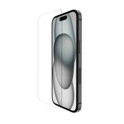 Belkin SCREENFORCE TemperedGlass antimikrobiális védőüveg iPhone 16 / 15 / 14 Pro készülékekhez