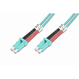 DIGITUS optikai kábel, LC-LC, többmódusú, OM3, 50/125 µ, duplex, hossza 3m